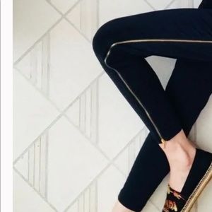 Michael Kors bronze- gold zipper elegant pants.